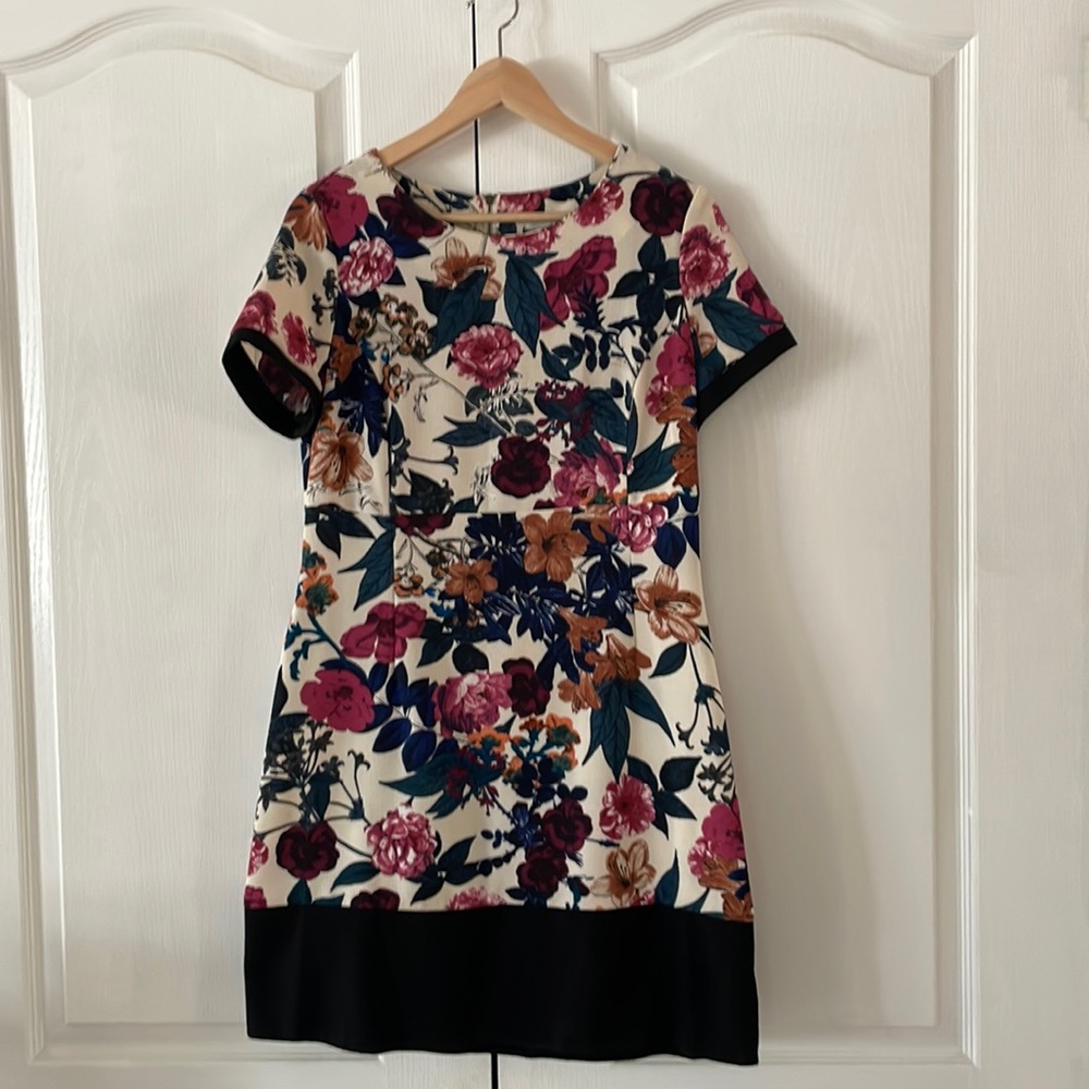 George pretty multicoloured unlined shift dress SIZE US 8